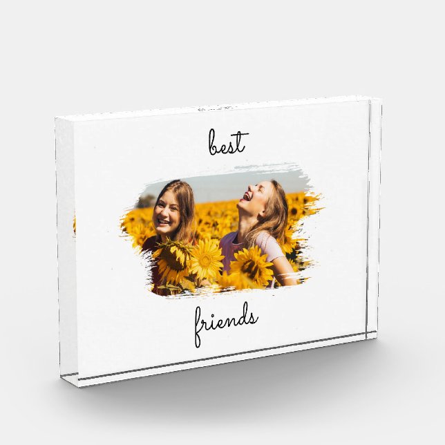 Elegante BESTE FREUNDIN Die besten Freunde für imm Fotoblock (Links)