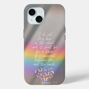 Elegante Bibel-Regenbogen-Fotografie Schmetterling Case-Mate iPhone Hülle