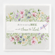 Elegante Bibel Verse Botanische Wasserfarbe