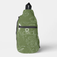 Elegante Bio Grüne Form Kunst für Geschenke