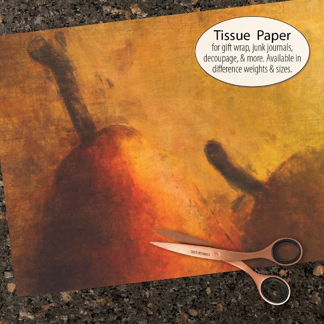 Elegante Birnen-Malerei Seidenpapier (Tissue paper for gift wrap and decoupage)