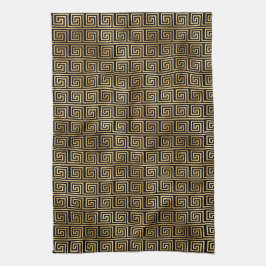 Elegante Black and Gold 1920er Jahre Art Deco Vint Geschirrtuch