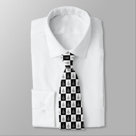Elegante Black & Gold Krawatte