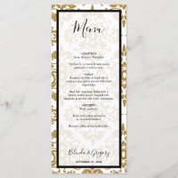 Elegante Black Gold Vintage Hochzeit