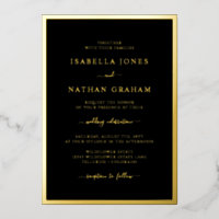 Elegante Black Gold Wedding