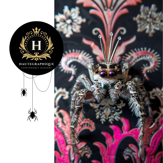 Elegante Black Regal Spider Seidenpapier (Von Creator hochgeladen)