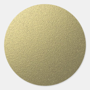 Elegante Blank Gold Glitzer Siegel Runder Aufkleber