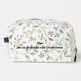 Elegante Blätter-Tasche Waschbeutel