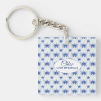 Elegante blaue Bogen-Brautparty