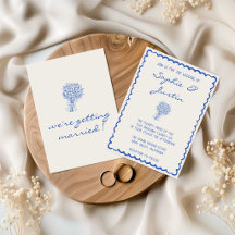Elegante blaue geschwungene Rand Minimalistische H