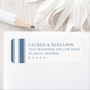 Elegante Blaue Minimalistische Linien