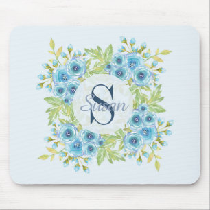 Elegante blaue mousepad