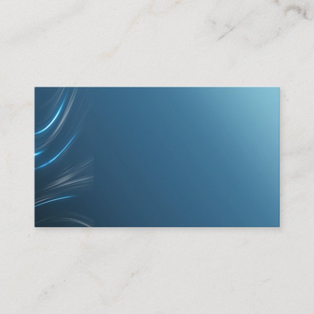 Elegante blaue Visitenkarte (Vorderseite)