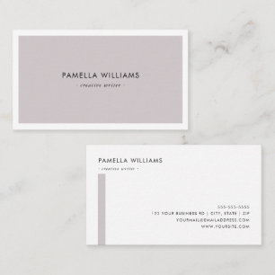Elegante Bloom Border Beruflich und Minimalistisch Visitenkarte
