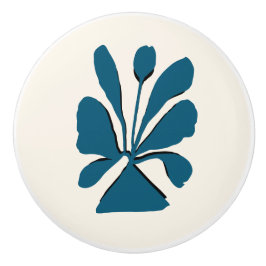 Elegante Bloom Keramik Pull Keramikknauf