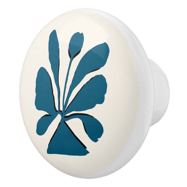 Elegante Bloom Keramik Pull Keramikknauf (Rechts)