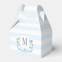 Elegante Blue and White Coastal Boy Baby Dusche