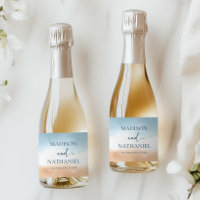 Elegante Blue Ocean Beach Shore Sand Wedding