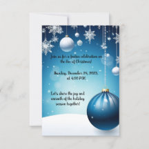 Elegante Blue Ornament