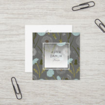 Elegante Blume aus Grau Blue Dandelion