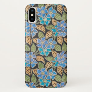 Elegante Blume Blue Periwinkle Floral Classic Case-Mate iPhone Hülle