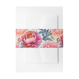 Elegante Blume Einladungsbanderole