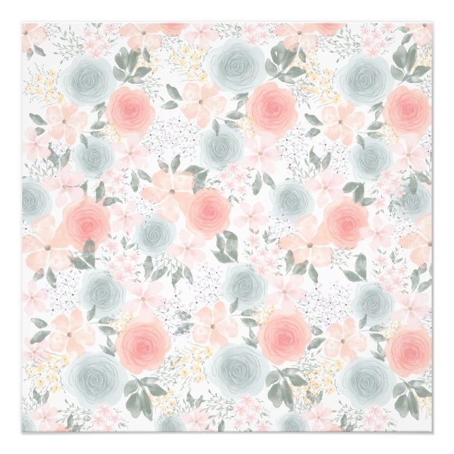 ELEGANTE BLUME FOTODRUCK (Vorne)