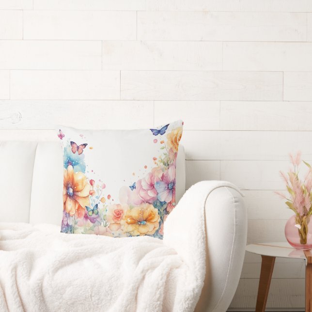 Elegante Blume Kissen_ Schönheit für Ihre Zuhause Kissen (Liege)