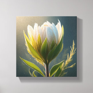 Elegante Blume Leinwanddruck
