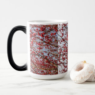 Elegante Blume Muster Blossom Verwandlungstasse