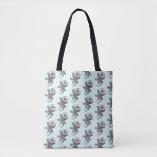 Elegante Blume Rodelbahn mit Aussicht Tasche