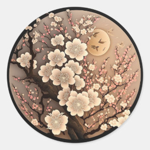 Elegante Blume Stickers