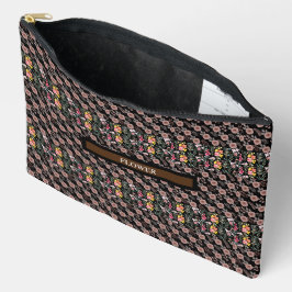 Elegante Blume Wasserfarbe individuell anpassen Zubehörtasche