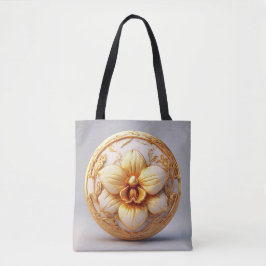 Elegante Blume zum Verzierten Hintergrund Tasche