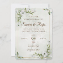 Elegante Blumen - Anpassbares Rustikales Boho