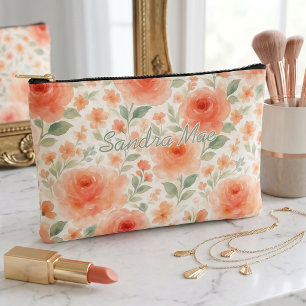 Elegante Blumen-Kunst-Muster-Kosmetiktasche im Chi Zubehörtasche
