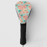 Elegante Blumen Ornament Frühling Peach Garden Boh