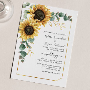 Elegante Blumenblume Einladung zur Hochzeit