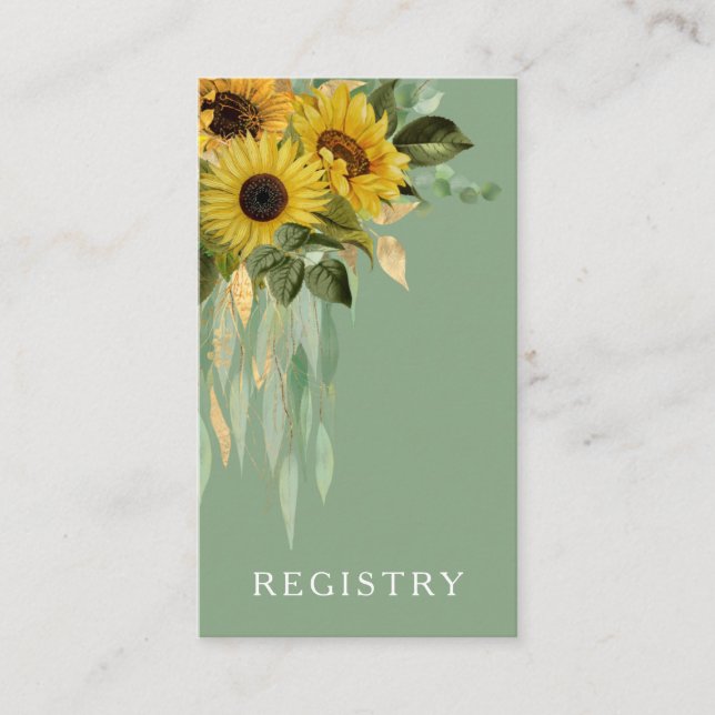 Elegante Blumenblume-Hochzeitskanzlei Begleitkarte (Vorderseite)