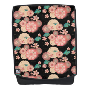 Elegante Blumendekoration, Frühlingsgarten Boho Rucksack