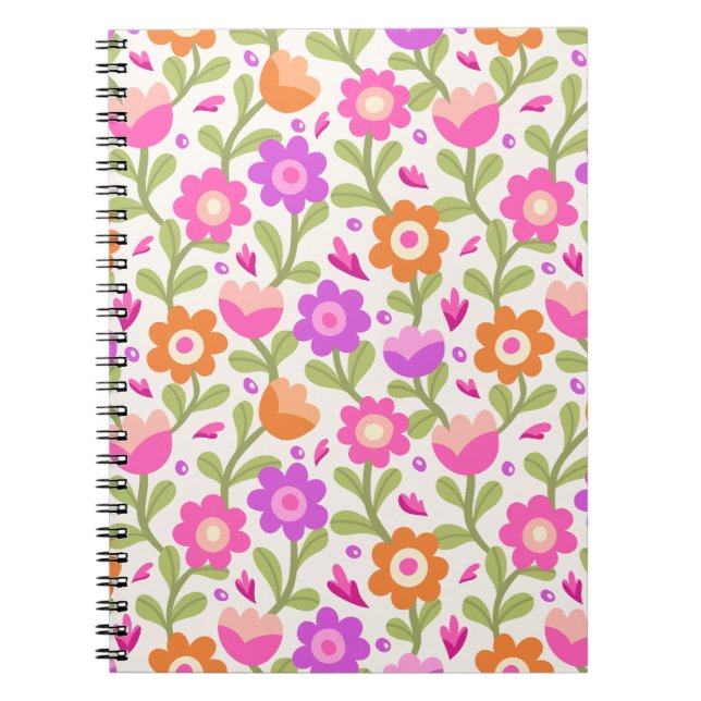 Elegante Blumendesigns - schön und individuell anp Notizblock (Vorderseite)