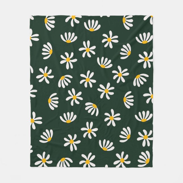 Elegante Blumendrucke | Botanische Wall Kunst | Na Fleecedecke (Vorderseite)