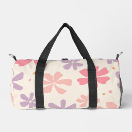 Elegante Blumendruckerei Botanische Kunst für die  Duffle Bag