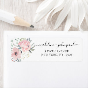 Elegante Blumendusty Blush Pink Wedding