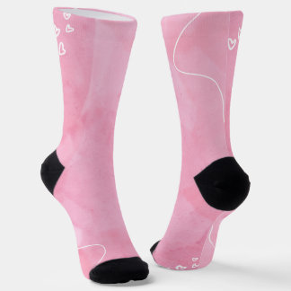 Elegante Blumengarten Blaue Schmetterling Crew Soc Socken