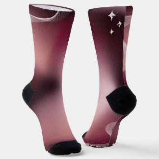 Elegante Blumengarten Blaue Schmetterling Crew Soc Socken