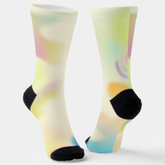 Elegante Blumengarten Blaue Schmetterling Crew Soc Socken
