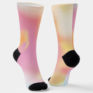Elegante Blumengarten Blaue Schmetterling Crew Soc Socken