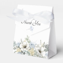 Elegante Blumengrün - Geschenkbox Gastgeschenk Hoc