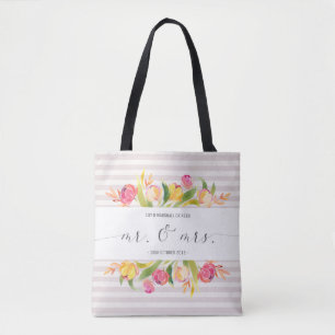 Elegante Blumenherr-u. Frau-Wedding Tasche